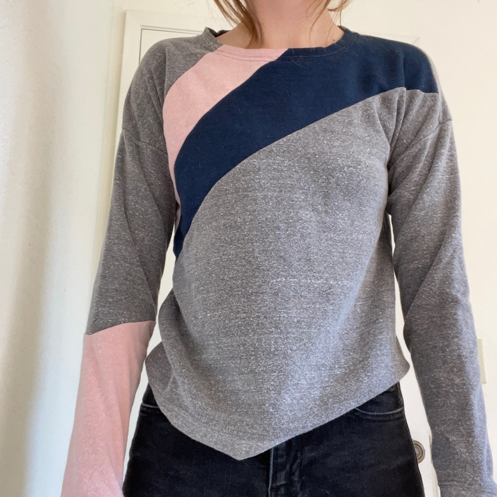 Striped Crewneck Sweatshirt